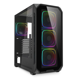 SHARKOON ATX 2X U3 1X TYPE-C 4X 120 ARGB